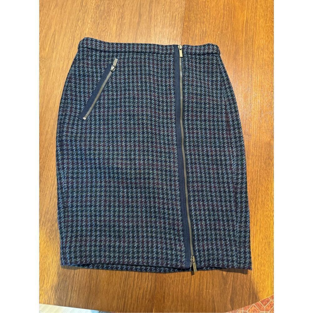 JCrew‎ Zip Front Pencil Skirt, Wool
